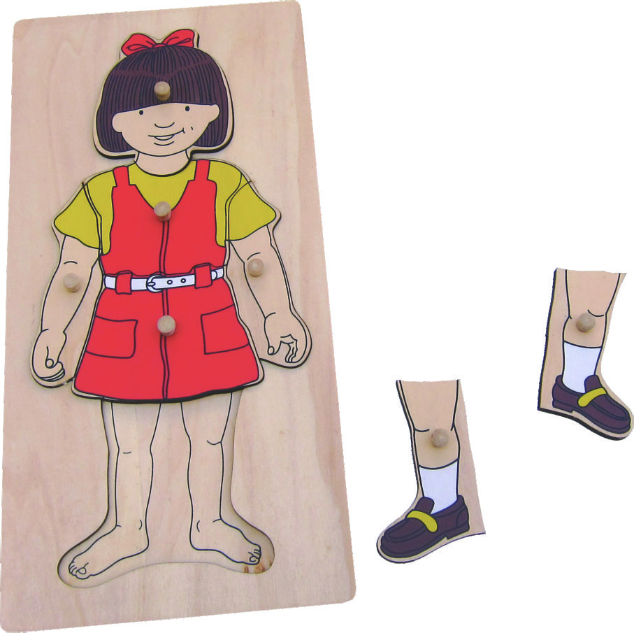 女生人體拼圖