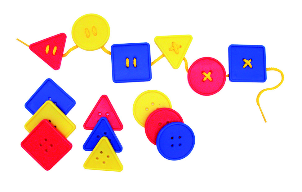 81PCS 幾何鈕扣