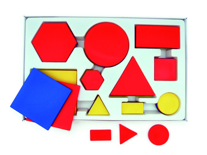 60PCS 幾何分數板盒