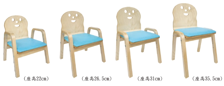 可調木椅軟墊型