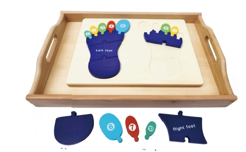 腳掌認知拼圖組