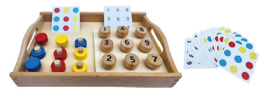 數字1~9木製螺絲組