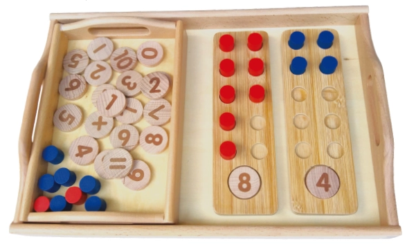 數量與數字計算籌碼組