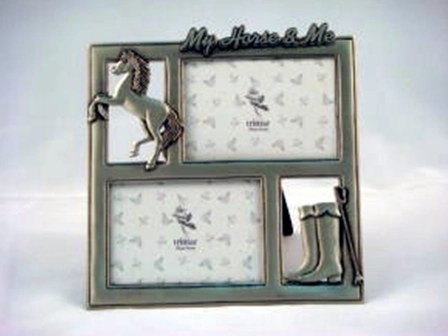 歐式復古「My Horse & Me」2x3 雙格組合相框