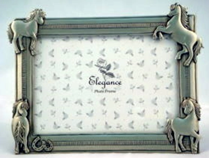 四方駿馬裝飾 4x6 大相框 - 歐式精緻復古框