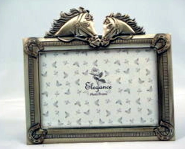 歐風古典雙馬 4x6 大相框 - 華麗立體浮雕款