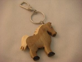 健步如飛・立體小馬鑰匙圈