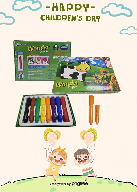 兒童節-水蠟筆