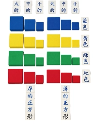 形狀顏色大小厚薄分類組